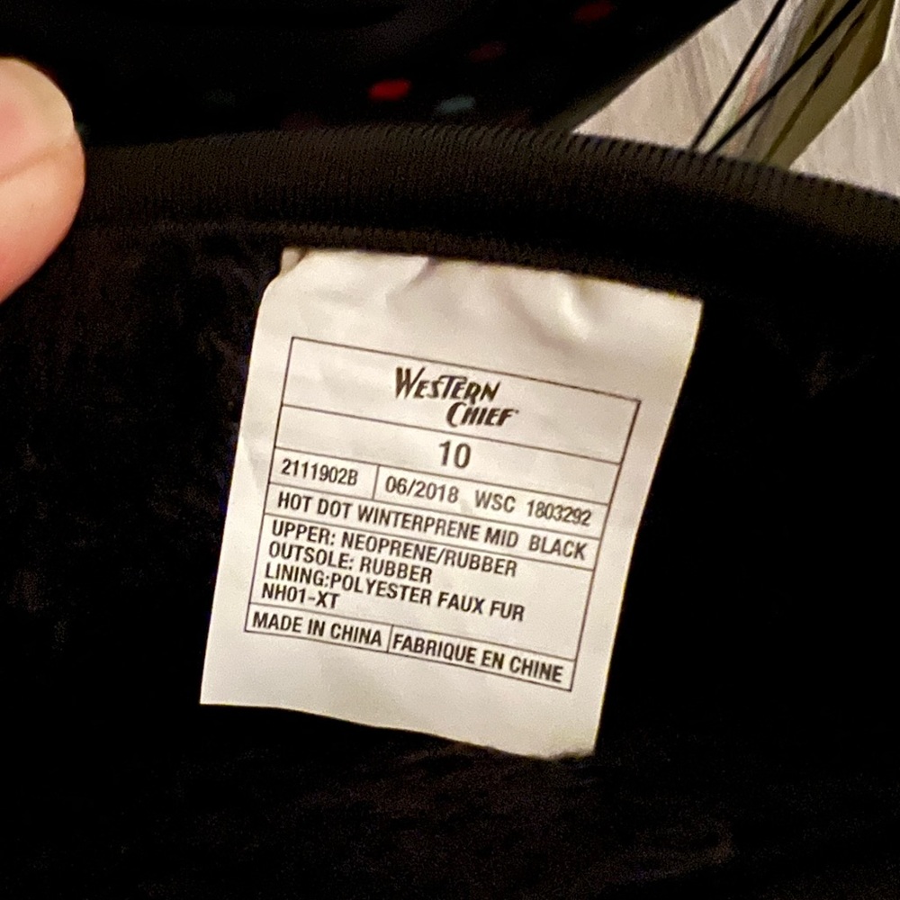 Western Chief Hot Dot Winterprene Mid Waterproof Boots - Picture 7 of 10
